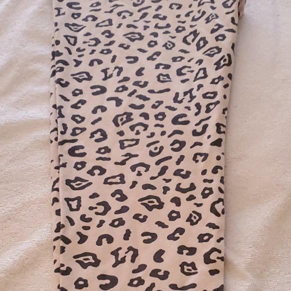 Animal Print Girl's Leggings Size 8 - Picture 2 of 2